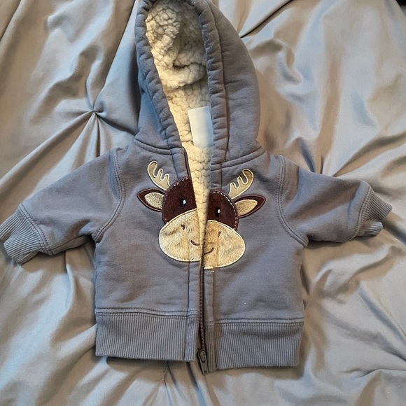 🛍️Baby Moose Zip Sweater/ Hoody - Picture 2 of 6